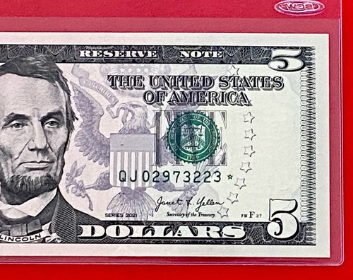 New star note - star, $5