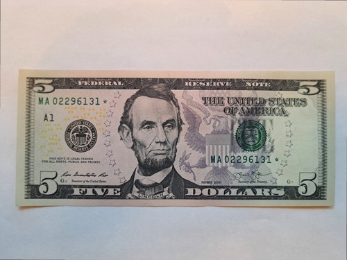 2013 star note boston - star, mint